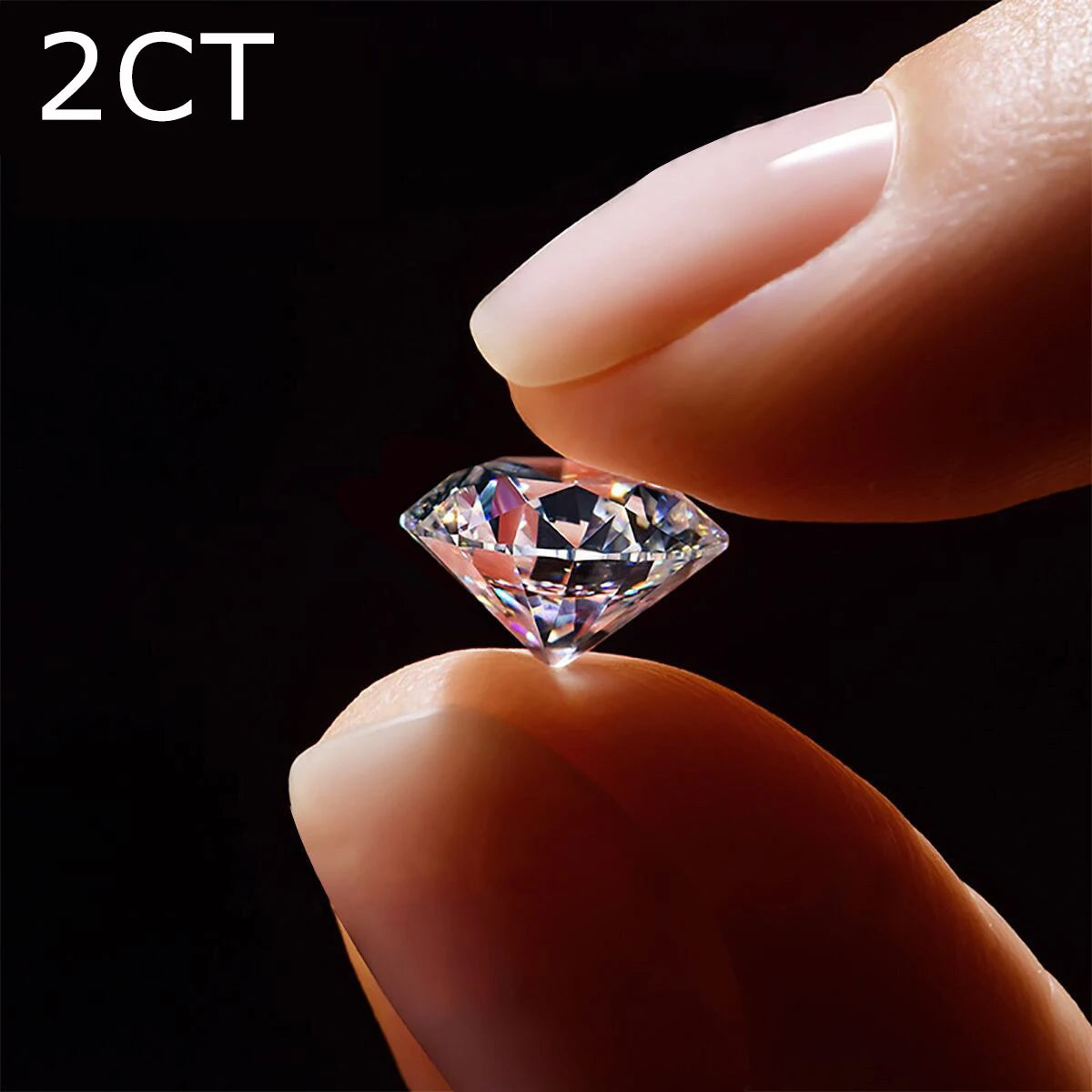 Luxury 2ct Moissanite Ring