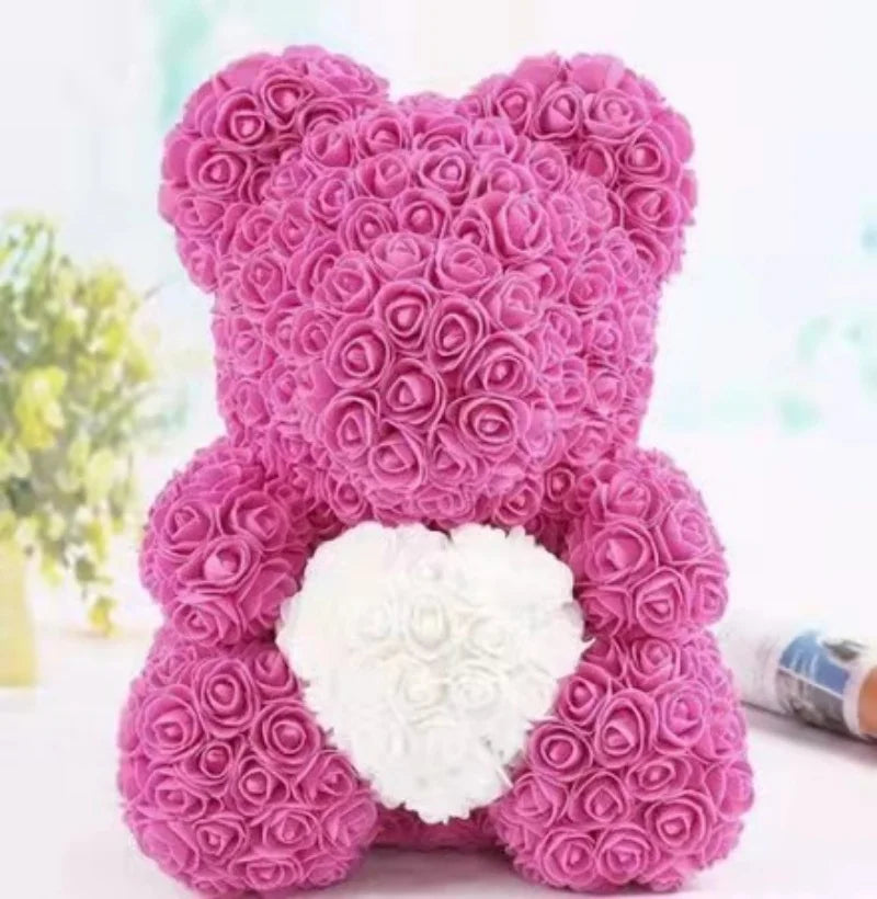 Artificial Foam Flowers Bear