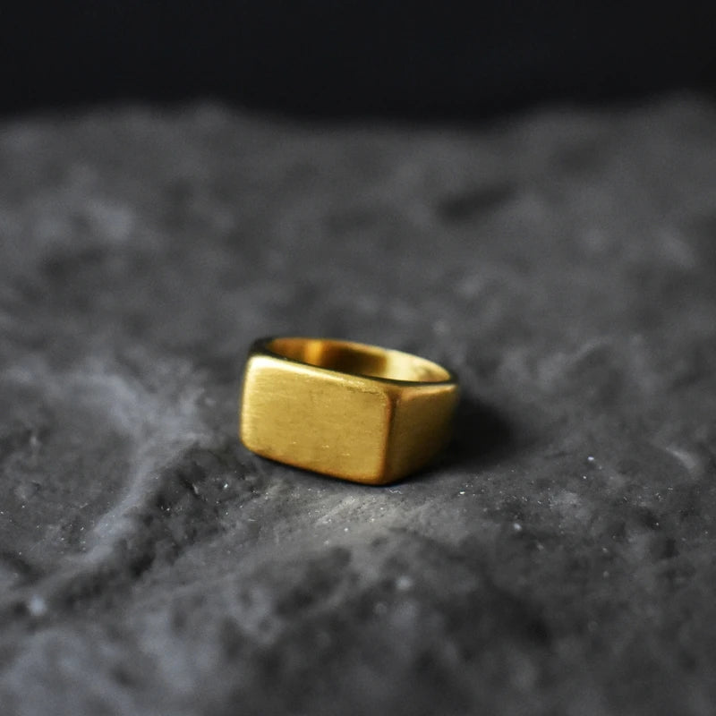 Stainless Steel Signet Ring