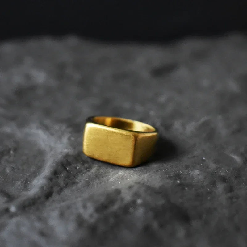 Stainless Steel Signet Ring