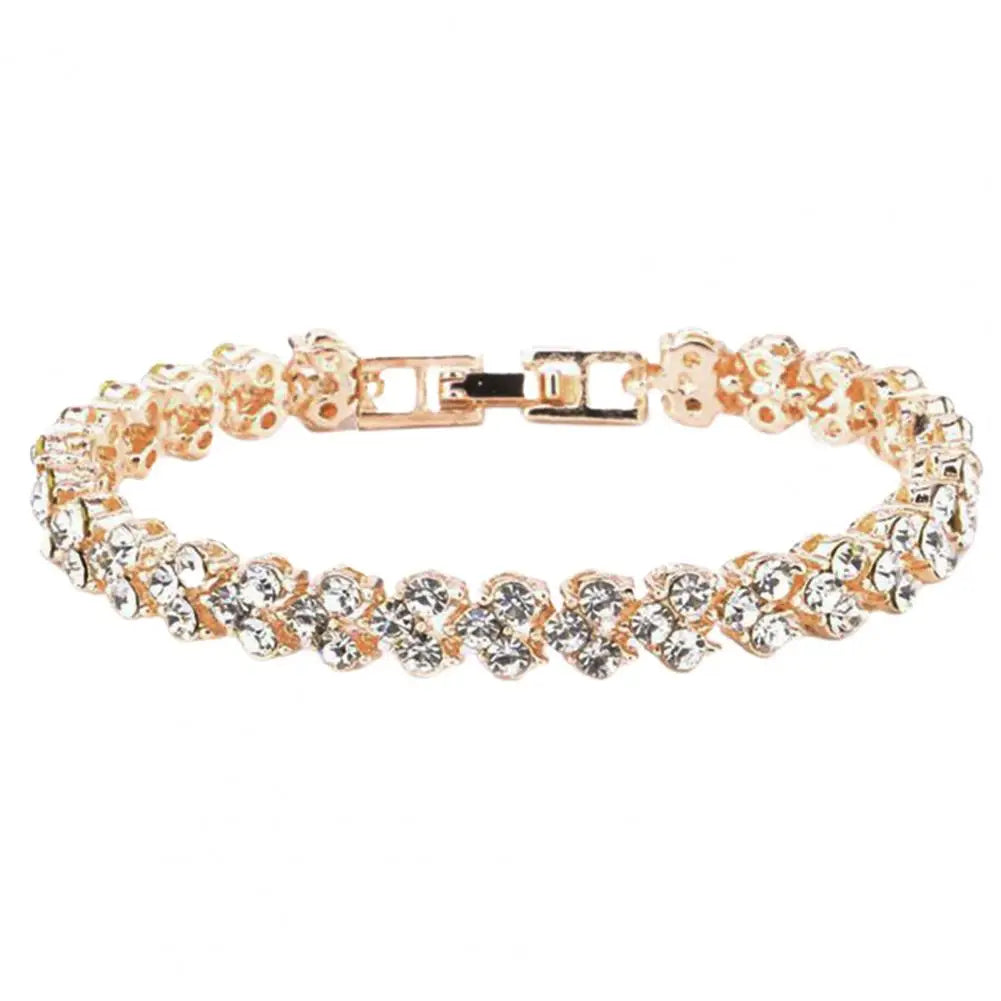 Cubic Zircon Rhinestone Shiny Bracelet