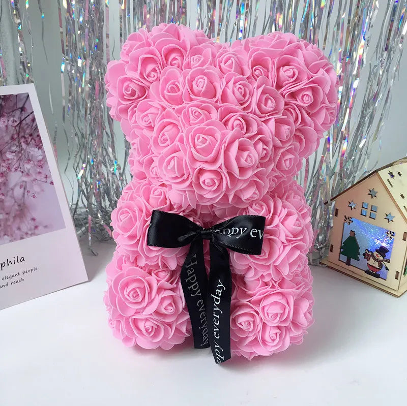 Artificial Foam Flowers Bear