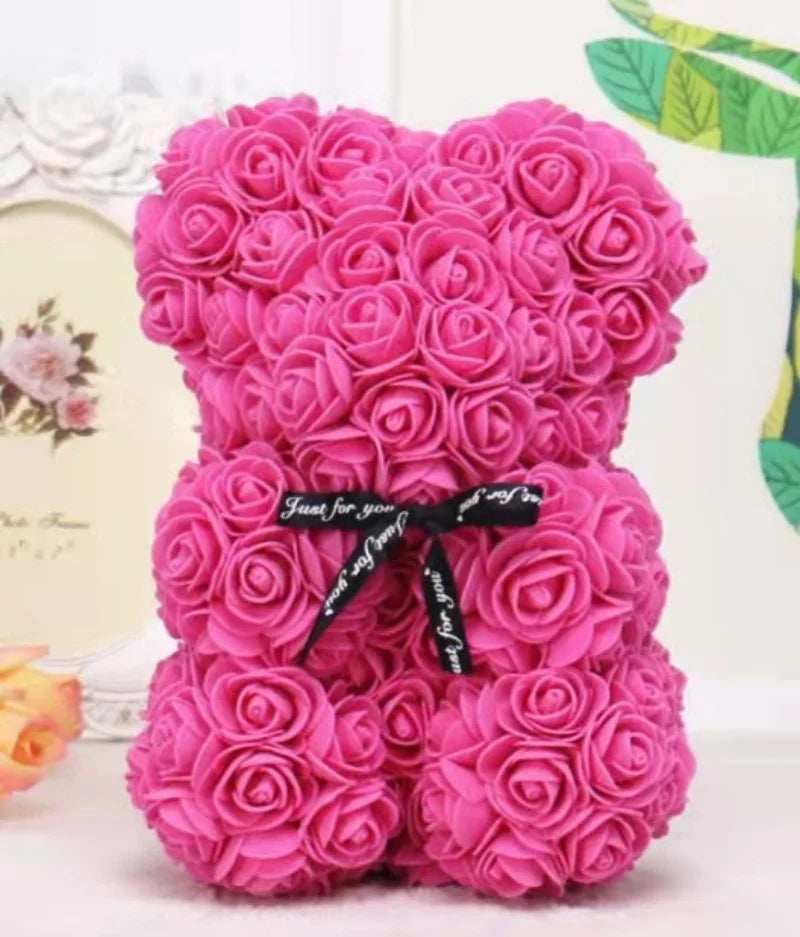 Artificial Foam Flowers Bear