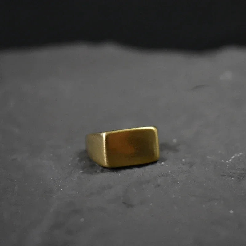 Stainless Steel Signet Ring