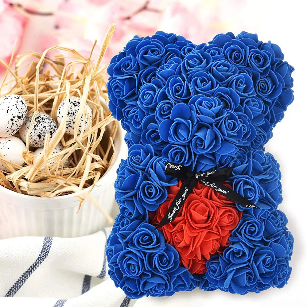 Artificial Foam Flowers Bear