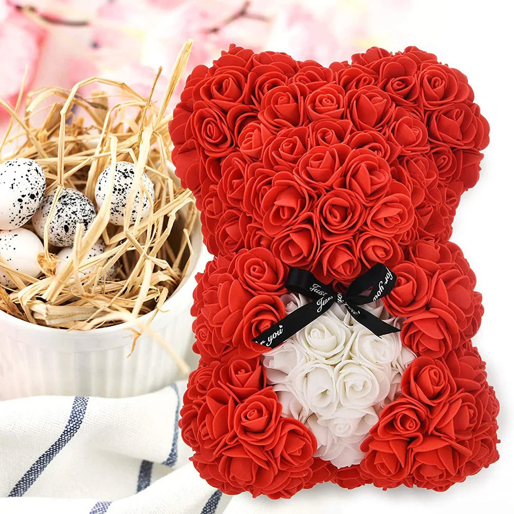 Artificial Foam Flowers Bear