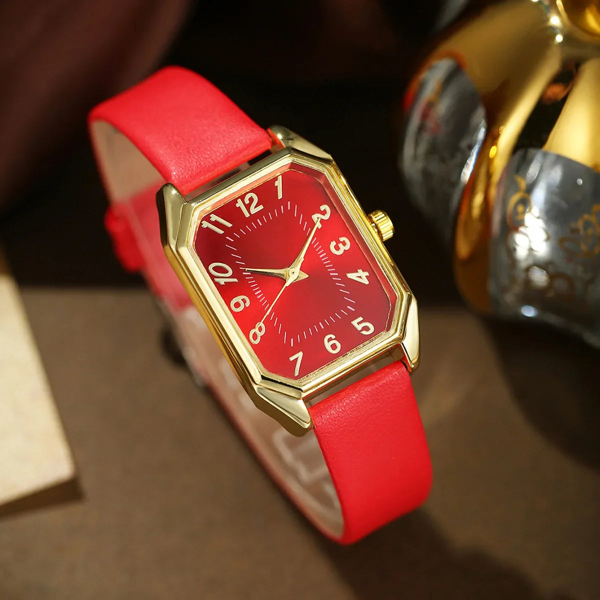 6/5/1PCS Luxury Quartz Wristwatch Jewelry Set