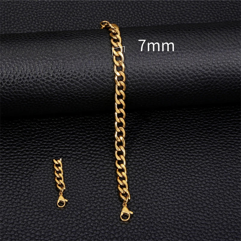 Classic Cuban Chain Bracelet