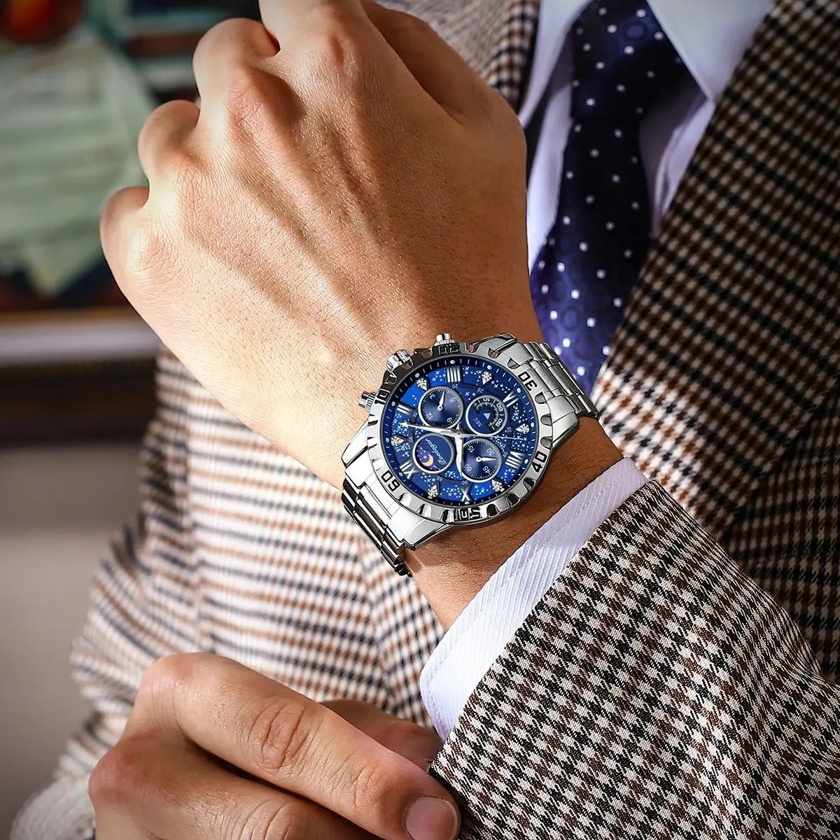 Luxury Quartz Chronograph Watch