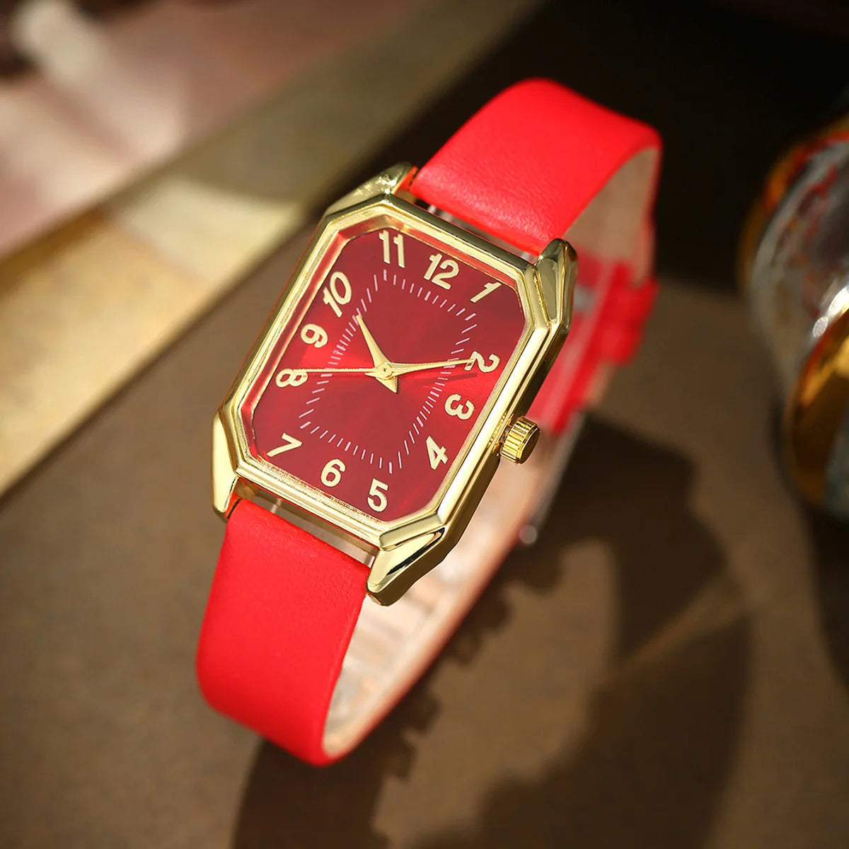 6/5/1PCS Luxury Quartz Wristwatch Jewelry Set