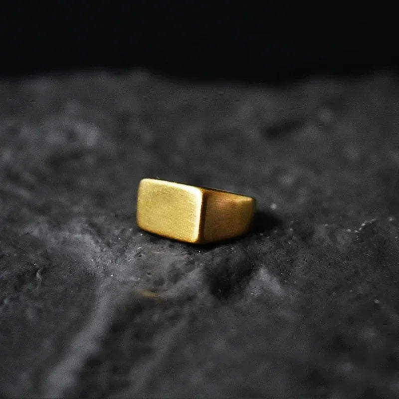 Stainless Steel Signet Ring