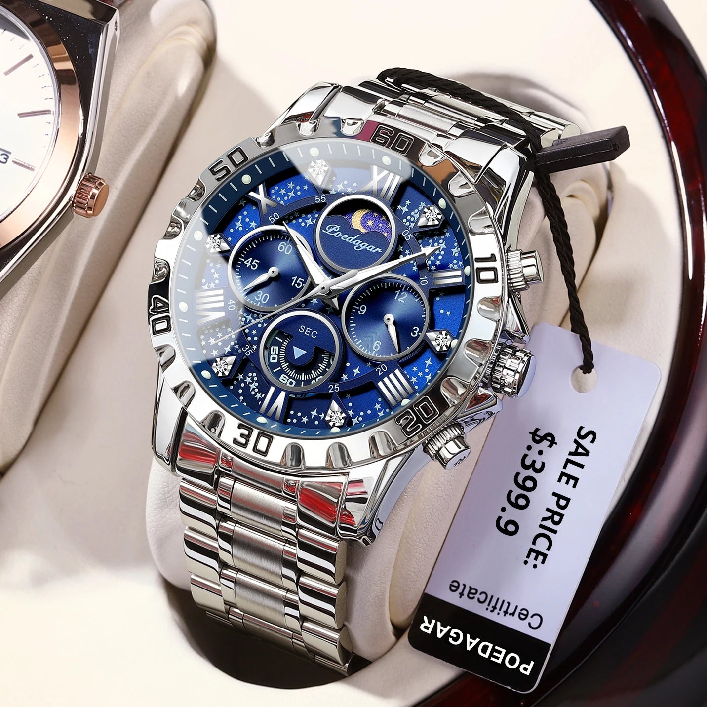 Luxury Quartz Chronograph Watch