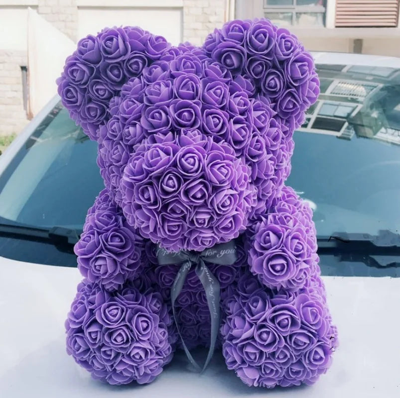 Artificial Foam Flowers Bear