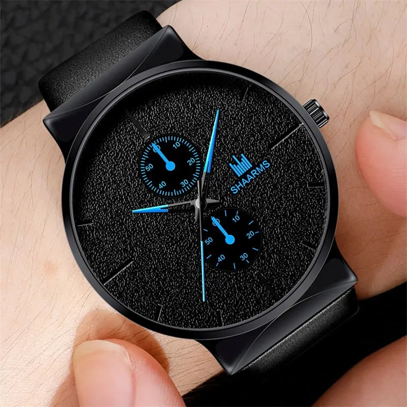 Luxury 2pcs Quartz Watch Bracelet Set