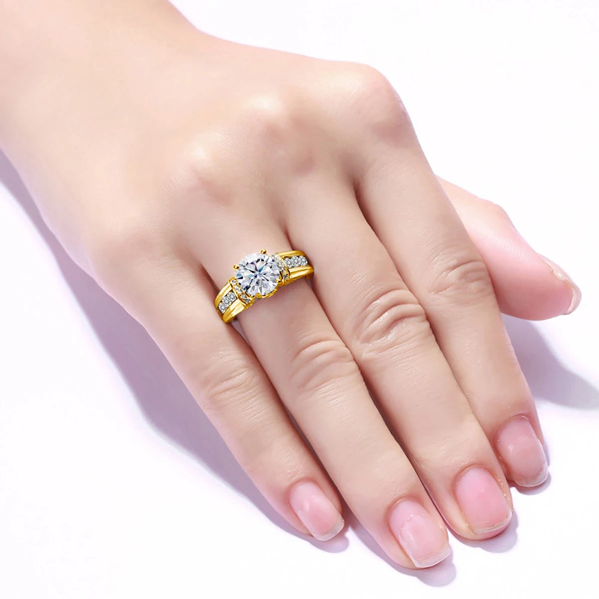 Luxury 2ct Moissanite Ring