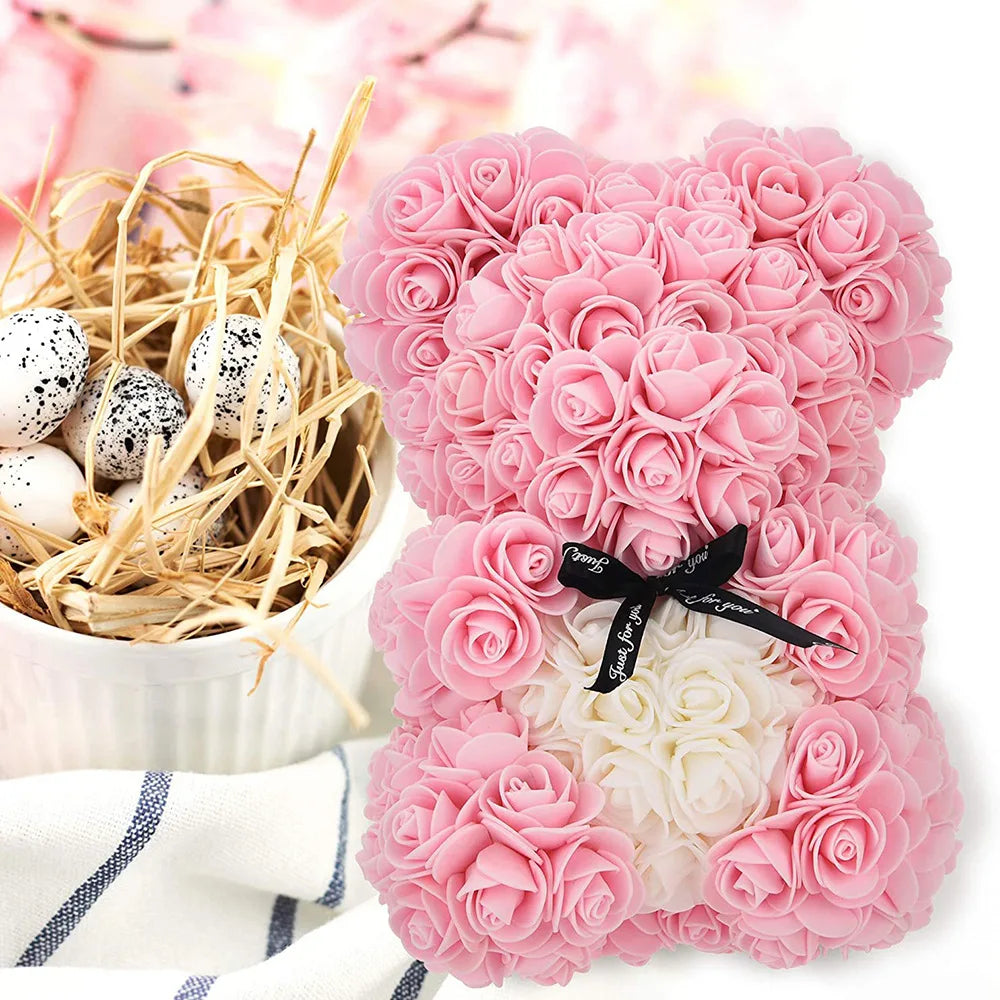 Artificial Foam Flowers Bear