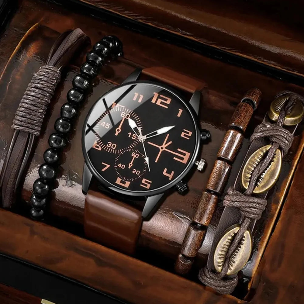 5PCS Bracelet Watch Set
